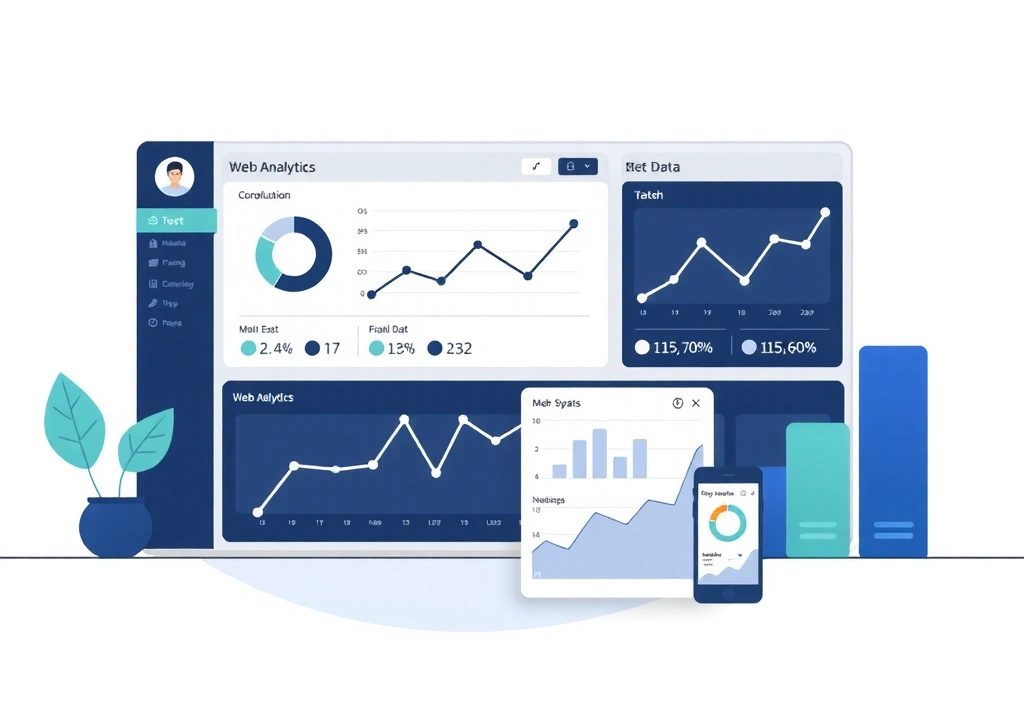 Grafische Darstellung von Web-Analytics-Daten